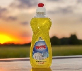 Detergent vase Woys 500 ml, Lămâie – 20 bucăți/bax