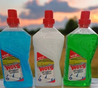 Detergent pardoseli și suprafețe ceramice Woys 1 L – 12 bucăți/bax